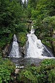 View of Triberg Falls, Triberg, Black Forest, Baden-Wuerttemberg, Germany, Europe