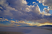 Evening at White Sands National Monument, New Mexico, USA, America