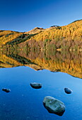 Loch Tummel in Herbst, Perthshire, Scotland, Großbritannien