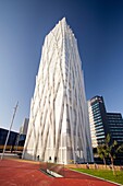 Telefonica building, Fòrum, Barcelona, Spain