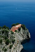 Capri  Italy  Curzio Malaparte´s modernist villa on Punto di Massullo