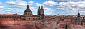 Clerecia church and jesuit college the universidad pontificia de Salamanca, Salamanca, Castile and Leon, Spain