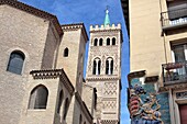 Church of San Gil Abad, Zaragoza, Aragon, Spain