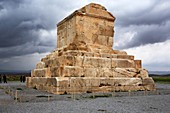 Tomb of Cyrus the Great 6th century BC, UNESCO World Heritage Site, Pasargadae, province Fars, Iran