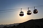 Cable car to the mount of Qarantul, Jericho, Israel