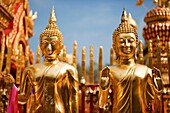 Golden Statue at Wat Doi Suthep, Chiang Mai, Thailand