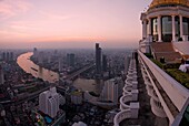 Bangkok Skyline From Sirocco Skybar, Thailand