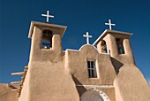 USA, New Mexico, Ranchos de Taos, Old Mission of St  Francis de Assisi also referred to as the Mission of San Francisco de Asis, built about 1710