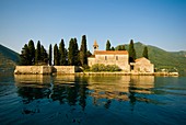 Montenegro, Kotor bay, Perast, St  George island.