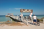 Rod and Reel Pier on Tampa Bay in Anna Maria on Anna Maria Island, Florida