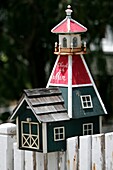 Charming Song of the Sea lighthouse mail box St Barts