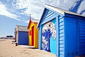 Brighton Beach Colourful Huts