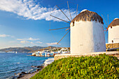 Windmills of Mykonos Town, Mykonos, Cyklades, Greece