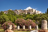 The Acropolis - viev from Agora, Athens, Greece