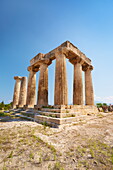 Temple of Apollo, Corinth, Peloponnese, Greece