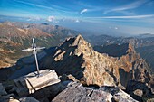 At the Rysy Peak, Tatra National Park, Slovakia, Europe