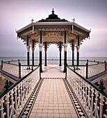 The Victorian Bandstand recently restored, Brighton, Sussex, England