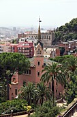 Guell Park, by Antoni Gaudi, Barcelona, Spain