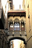 Carrer del Bisbe , Gothic quarter , Barcelona, Catalonia, Spain