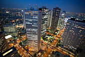 Japan, Tokyo City, Shinku District Skyline