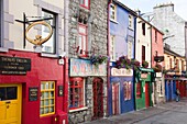 Republic of Ireland,County Galway,Galway,Colourful Shops