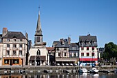 France,Normandy,Honfleur,Restaurants and Outdoor Cafes