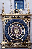 France,Normandy,Rouen,The Gros Horloge aka The Great Clock