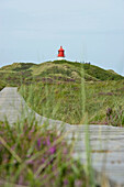 Lighthouse near Norddorf, Amrum, North Frisian Islands, Schleswig-Holstein, Germany