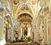 Church of Neustift Convent, Neustift Convent, Brixen, South Tyrol, Italy