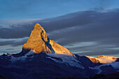 Matterhorn, Walliser Alpen, Wallis, Schweiz