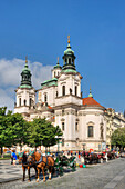 St Nicolaus church, Altstadter Ring, Prague, Middle Bohemia, Czech Republik