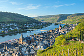 View at Zell, Moselle, Rhineland-Palatine, Germany