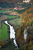 Blick auf die Erzabtei Beuron, Benediktinerkloster, Oberes Donautal, Schwäbische Alb, Baden-Württemberg, Deutschland, Europa