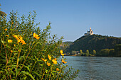 Marksburg, Unesco Weltkulturerbe, bei Braubach, Rhein, Rheinland-Pfalz, Deutschland