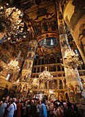 Assumption Cathedral, interior  Kremlin  Moscow  Russia.