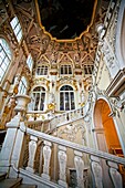 Jordan Staircase of the Hermitage Museum Winter Palace  St Petersburg  Russia.