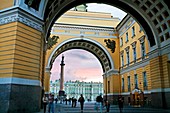 Palace Square, St  Petersburg, Russia.