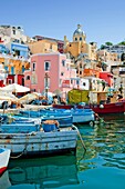 Marina Corricella, Procida Island, Bay of Naples, Campania, Italy