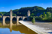 France, Europe, travel, Cahors, Louis Philippe, architecture, bridge, control, tower, gate, history, medieval, middle age, reflection, river, Santiago trail, skyline, templar,. France, Europe, travel, Cahors, Louis Philippe, architecture, bridge, control,
