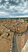 Siena, Sienna, Italy, Europe, Tuscany, Toscana, roofs. Siena, Sienna, Italy, Europe, Tuscany, Toscana, roofs
