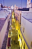 Calle Barrie in old Town,Cádiz, Andalusia, Spain