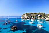 Spain, Balearic Islands, Cala Macarella Beach