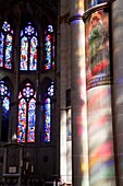 Church of Our Lady with stained glass, World Heritage Site, Trier, Rhineland-Palatinate, Germany