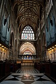 Chancel and altar, St Mary Redcliffe Church, Bristol, UK