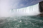 Long exposure of Niagara falls in daytime