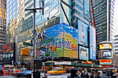Corner of 42nd Street and Broadway, Manhattan, New York City, New York, North America, USA