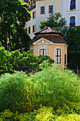 Barocker Gartenpavillon in der Kunsthandwerkerpassage, Neustadt, Dresden, Sachsen, Deutschland, Europa