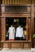 Shop window of a tailor in Hoi An, central Vietnam, Vietnam, Asia