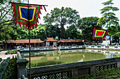 Van Mieu or Temple of Literature in Hanoi, Vietnam, Asia