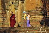 Am Dhamma-yan-gyi Tempel, Bagan, Myanmar, Burma, Asien